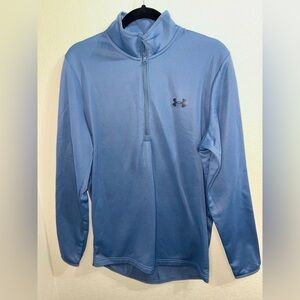 Under Armour NWT Steel Blue Half-Zip Top- Small